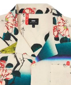Edwin Hiroshige SS Shirt Natural Garment Washed
