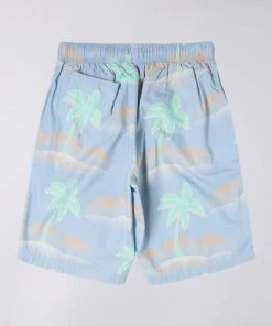 Edwin Chiba Short Ice Blue