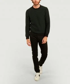 Edwin Black Tinted Slim Tapered Jeans