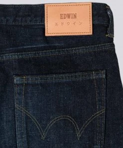 Edwin Edwin Regular Tapered Jeans - Made In Japan - Blue Dark Used L32