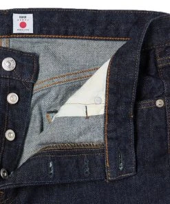 Edwin Kurabo Slim Tapered Denim Blue Rinsed 10 Edwin Kurabo Slim Tapered Denim Blue Rinsed