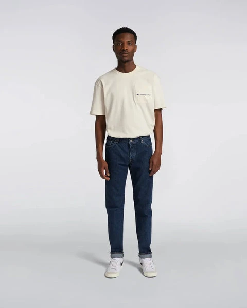 Edwin L Regular Tapered Jeans Blue Akira Wash Made In Japan 5 Edwin L Regular Tapered Jeans Blue Akira Wash Made In Japan