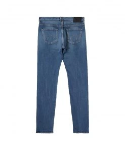 Edwin Slim Tapered Jeans - Made In Japan - Blue Mid Used L32
