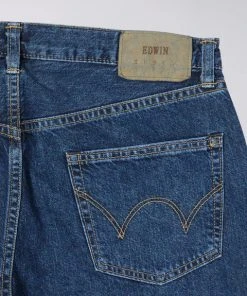 Edwin L Regular Tapered Jeans Blue Akira Wash Made In Japan