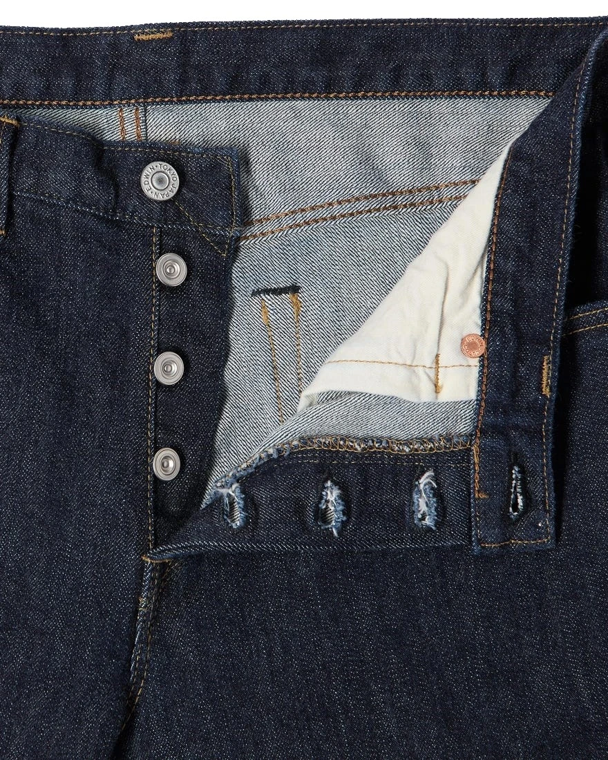 Edwin Regular Tapered Jeans - Made In Japan - Blue Rinsed L32 4 Edwin Regular Tapered Jeans - Made In Japan - Blue Rinsed L32