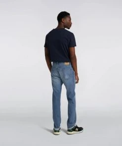 Edwin Slim Tapered Jeans Blue Light Used Made In Japan