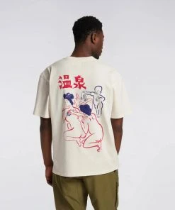 Edwin Onden T-shirt Whisper White