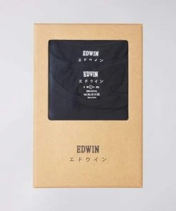 Edwin Double Pack T Shirt Black