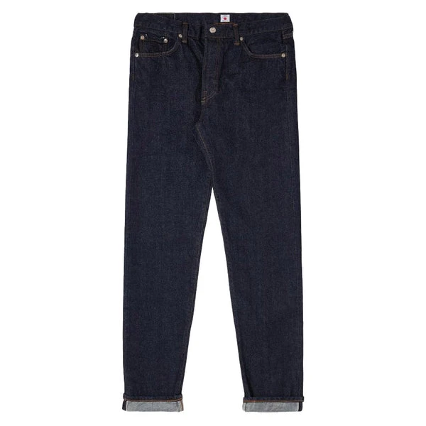 Edwin Kurabo Slim Tapered Denim Blue Rinsed 3 Edwin Kurabo Slim Tapered Denim Blue Rinsed