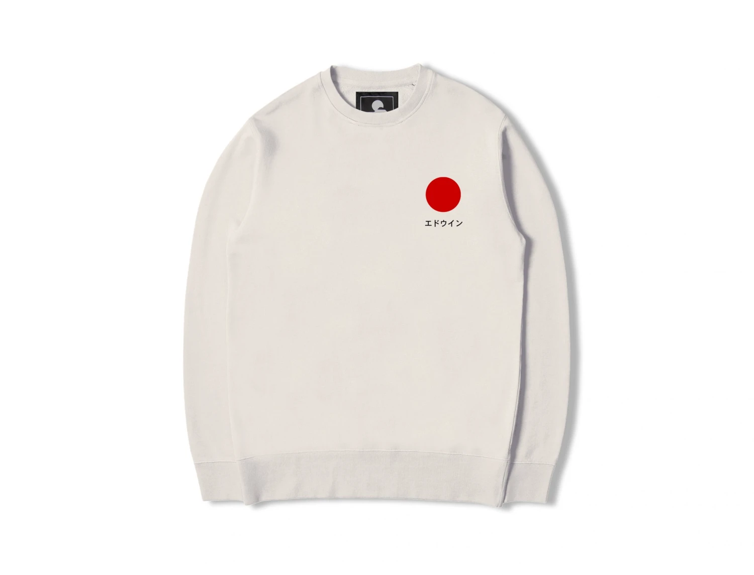 Edwin Japanese Sun Sweatshirt - Whisper White 3 Edwin Japanese Sun Sweatshirt - Whisper White