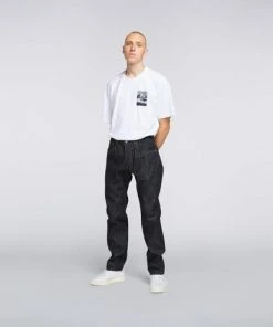 Edwin Regular Tapered Nihon Menpu Jeans Dark Pure Indigo Blue Raw State