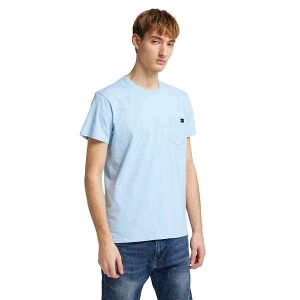 Edwin Pocket T Shirt Cerulean Blue 3 Edwin Pocket T Shirt Cerulean Blue