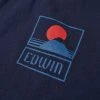 Edwin Sunset On Mt. Fuji Tee Navy 1 Edwin Sunset On Mt. Fuji Tee Navy