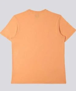 Edwin Logo Tee Cantaloupe Garment Washed