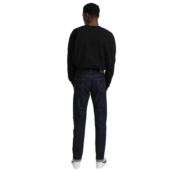 Edwin Kurabo Slim Tapered Denim Blue Rinsed 8 Edwin Kurabo Slim Tapered Denim Blue Rinsed
