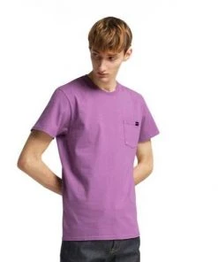 Edwin Pocket T Shirt Chinese Violet