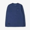Edwin Power To Peaceful Ls Tee Mid Indigo