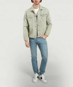 Edwin Blue Dirty Stone Trucker Jacket 7 Edwin Blue Dirty Stone Trucker Jacket