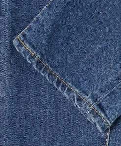 Edwin Slim Tapered Jeans - Made In Japan - Blue Mid Used L32