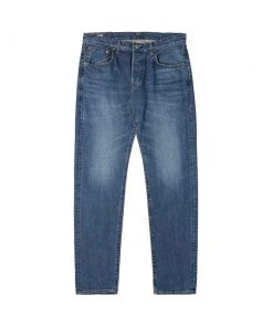 Edwin Regular Tapered Jeans Blue Mid Used