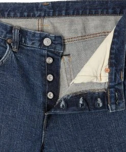 Edwin Regular Tapered Jeans - Made In Japan - Blue Even Wash Mid L32