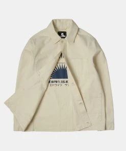 Edwin Unity Work Jacket Heavy Twill - Whisper White