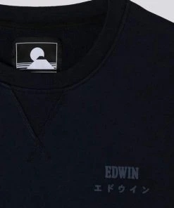 Edwin Navy Base Crew Sweatshirt Blazer 7 Edwin Navy Base Crew Sweatshirt Blazer