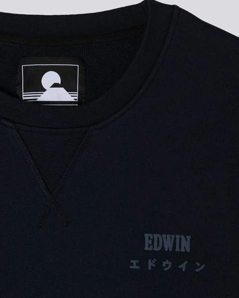Edwin Navy Base Crew Sweatshirt Blazer 5 Edwin Navy Base Crew Sweatshirt Blazer