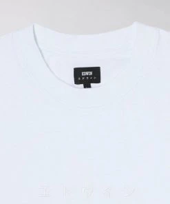 Edwin Katakana Embroidery T-Shirt - White