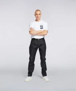 Edwin Regular Tapered Nihon Menpu Jeans Dark Pure Indigo Blue Raw State