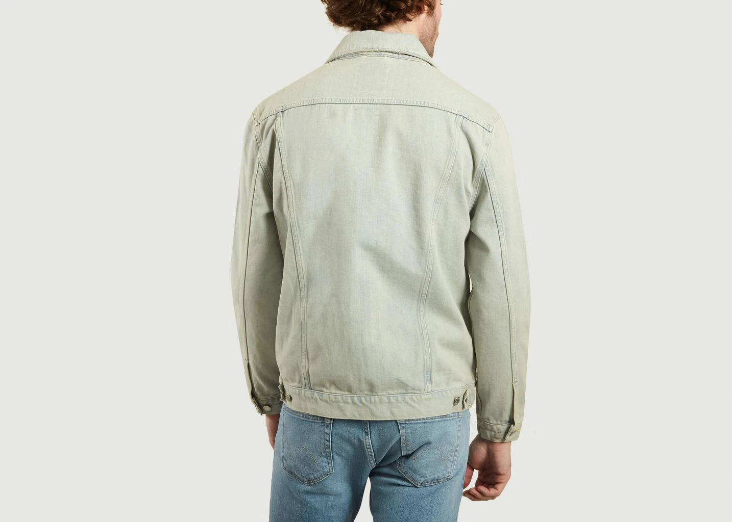 Edwin Blue Dirty Stone Trucker Jacket 4 Edwin Blue Dirty Stone Trucker Jacket