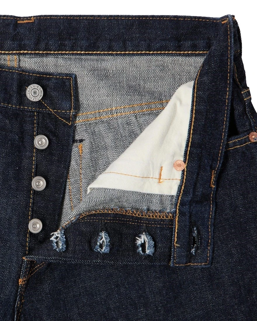 Edwin Edwin Loose Straight Jeans - Made In Japan - Blue Rinsed L32 4 Edwin Edwin Loose Straight Jeans - Made In Japan - Blue Rinsed L32