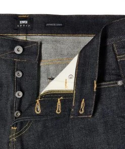 Edwin Ed 80 Red Listed Selvage Denim Blue Unwashed