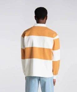 Edwin Polo Shirt Brown X White