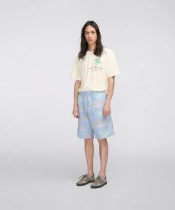 Edwin Chiba Short Ice Blue