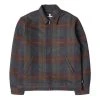 Edwin Club Jacket In Plaid Check Martini / Olive / Auburn