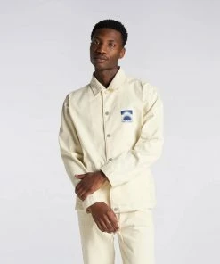 Edwin Kobe Coach Jacket Whisper White