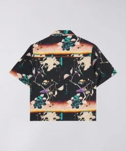 Edwin Hiroshige Shirt - Dark Aop