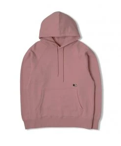 Edwin Mood Hooded Sweat - Dusty Rose