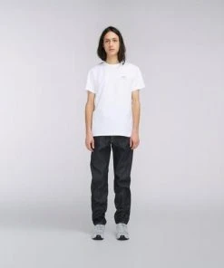 Edwin Logo Chest T Shirt White