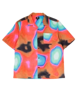Edwin Terahertz Shirt AOP Red