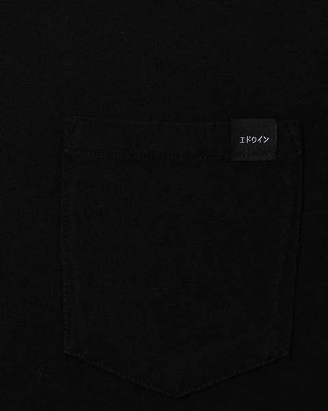 Edwin Pocket T Shirt Black 4 Edwin Pocket T Shirt Black