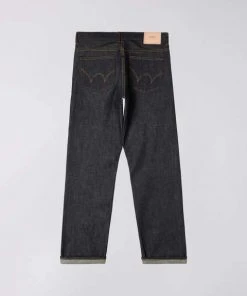 Edwin Loose Straight Nihon Menpu Jeans Dark Indigo Blue Raw State