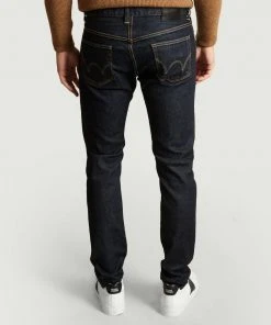Edwin Indigo Blue Made In Japan Slim Tapered Jeans