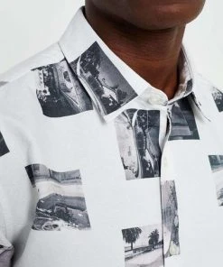 Edwin Archive Photo Print Short Sleeve Shirt