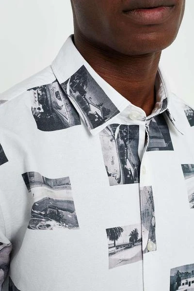 Edwin Archive Photo Print Short Sleeve Shirt