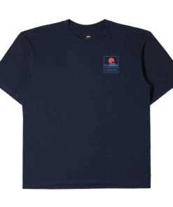 Edwin Sunset On MT Fuji Tee Navy Blazer