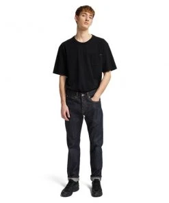 Edwin Ed 80 Red Listed Selvage Denim Blue Unwashed