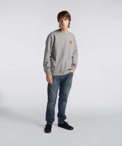 Edwin Grey Marl Japanese Sun Sweat 7 Edwin Grey Marl Japanese Sun Sweat