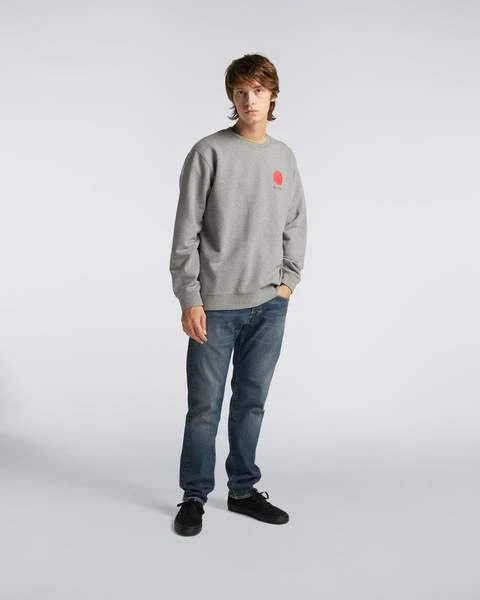 Edwin Grey Marl Japanese Sun Sweat 5 Edwin Grey Marl Japanese Sun Sweat